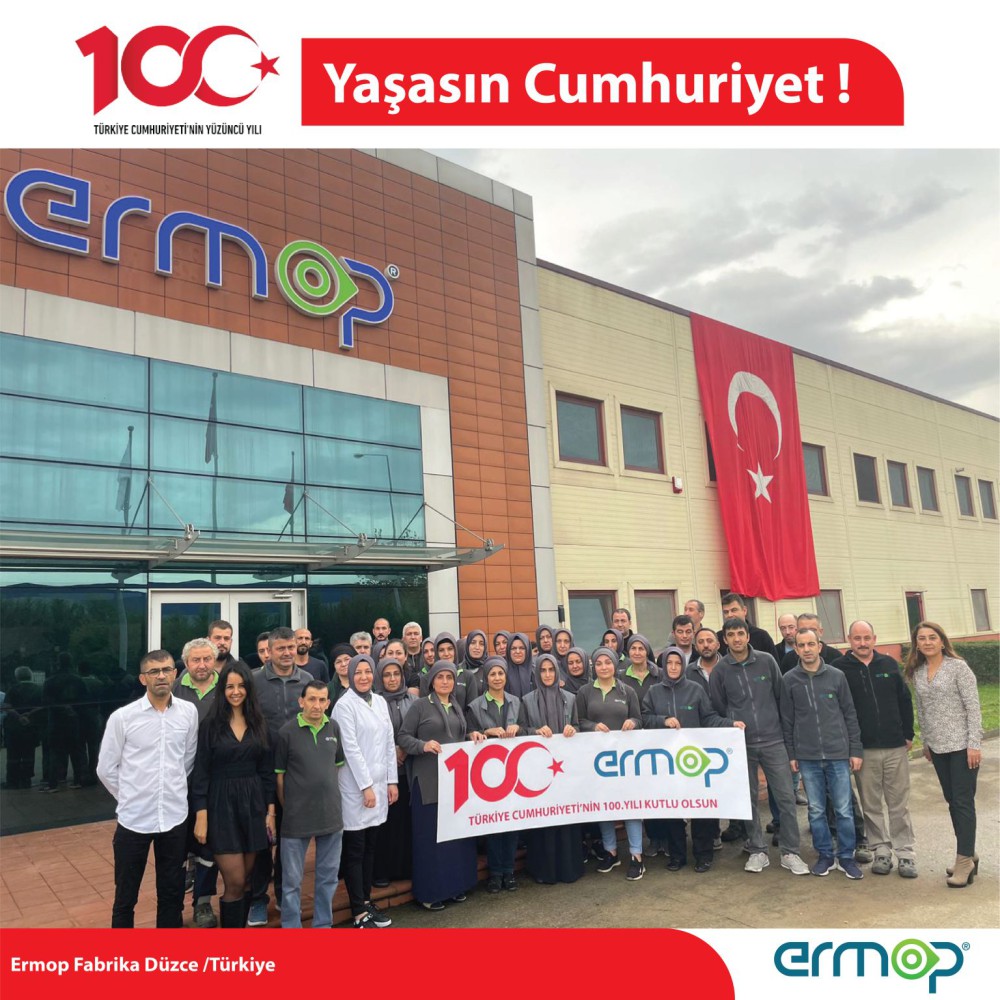Ermop, Türkiye Cumhuriyeti'nin 100.yılını Çoşkuyla Kutluyor !