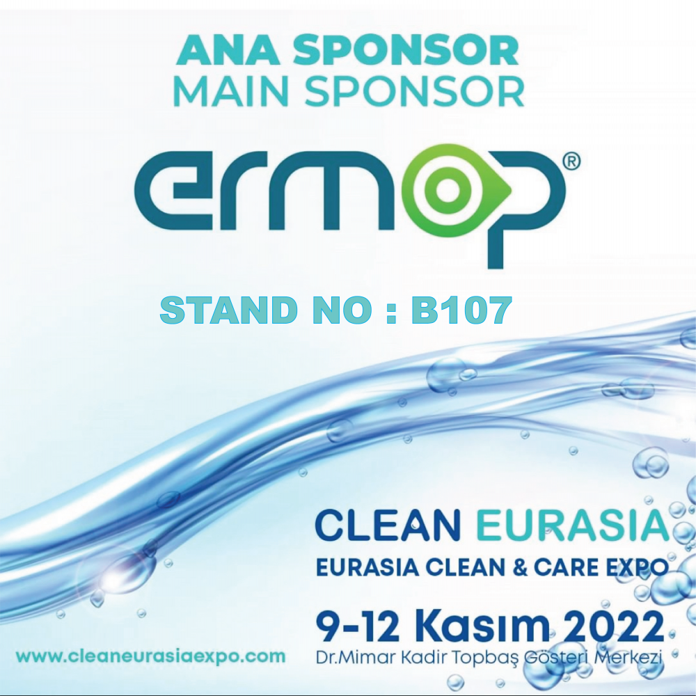 Ermop , Clean Eurosia Expo 2022 fuarına Ana sponsor oldu.
