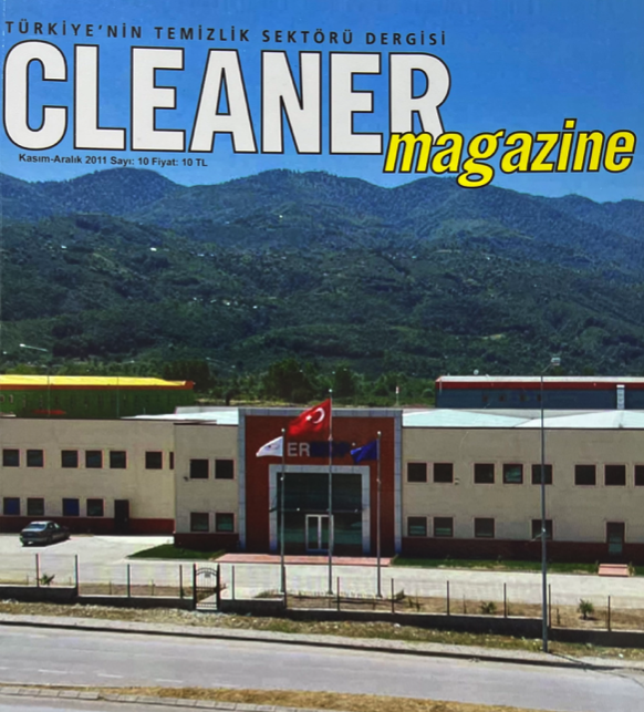 Türkiye'nin Temizlik sektörü dergisi Cleaner Magazine ; Ermop